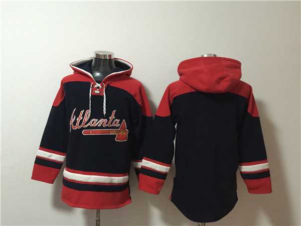 Atlanta Braves Blank Black Red Ageless Must-Have Lace-Up Pullover Hoodie,We sell and wholesale Atlanta Braves Blank Black Red Ageless Must-Have Lace-Up Pullover Hoodie on line form chian!